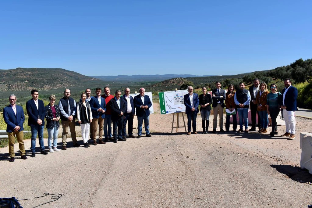 alcaldes en la carretera de sorihuela del guadalimar