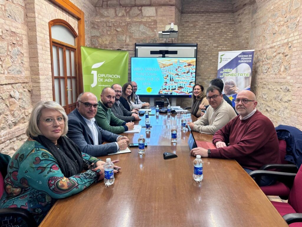 20241219 Reunión alcaldes de la comarca de Sierra Sur para abordar el Área Urbana Funcional 2