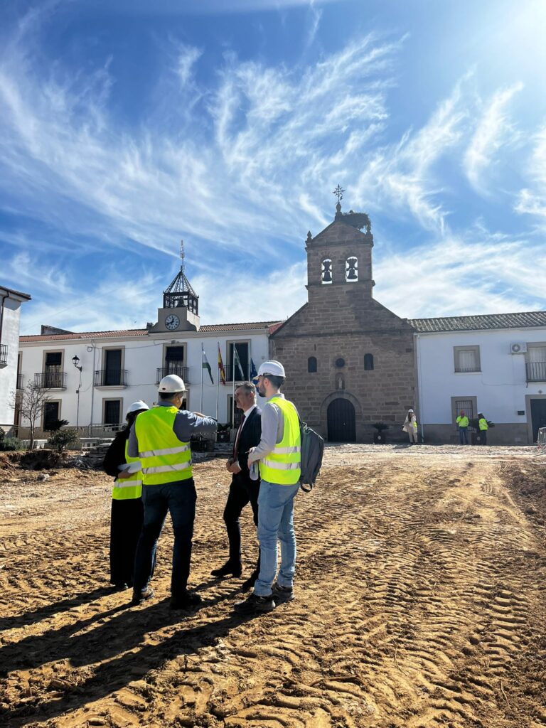 20260226 Visita José Luis Agea obras Guarromán Next Generation EU 2